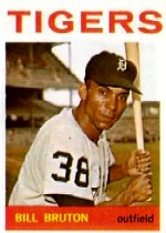 1964 Topps Baseball Cards      098      Bill Bruton